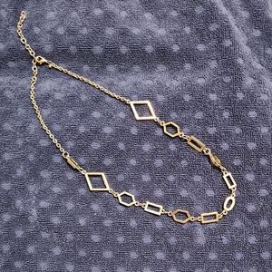 LOFT Gold Geometric Necklace